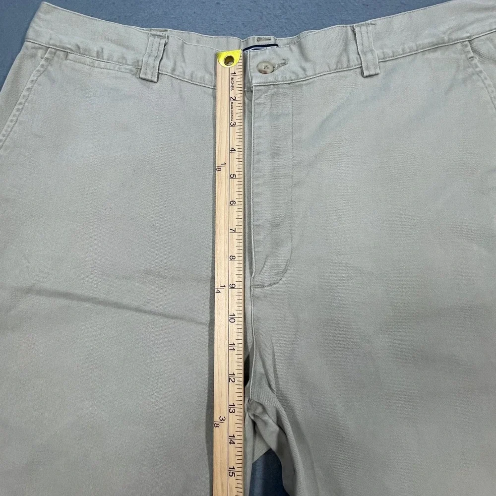 VTG Polo Ralph Lauren Tan Khaki Cotton Twill Chino Shorts Mens Size 36